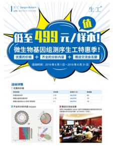 微生物基因組測序僅499元起 生工生物引領生命科學服務新篇章